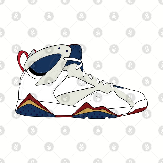 Air Jordan VII (7) - Olympics by WalkDesigns