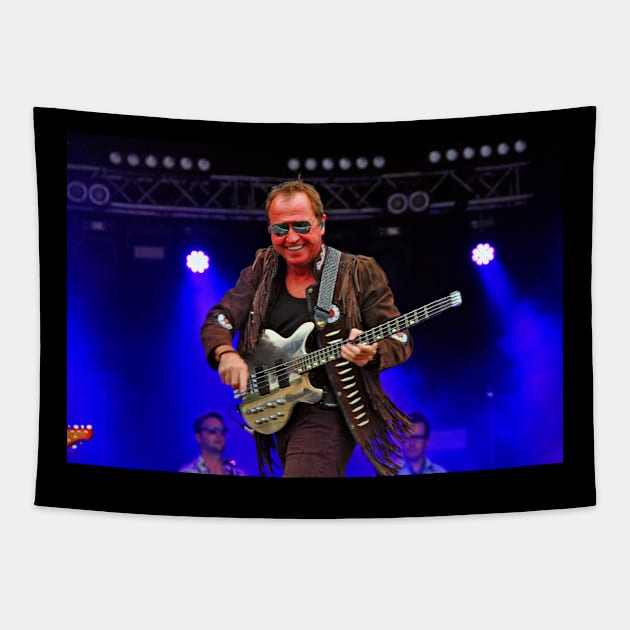 Mark King Level 42 In Concert Tapestry by AndyEvansPhotos