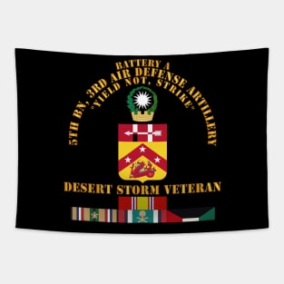 A Btry, 5th Bn, 3rd ADA - Desert Storm Veteran Tapestry