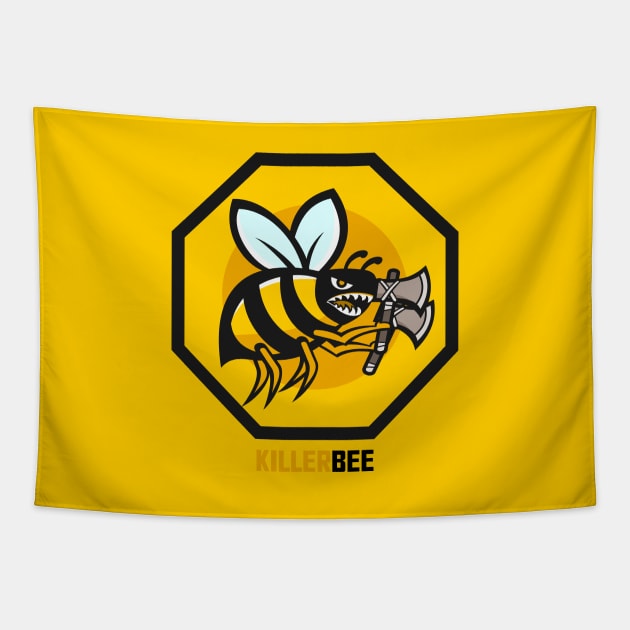 Killer Bee Tapestry by Johnitees