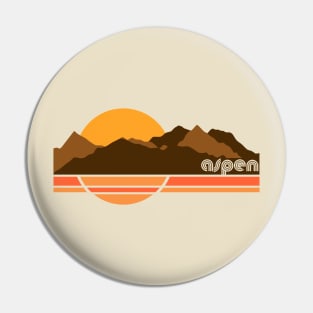 Aspen Retro 70s Tourist Souvenir Pin