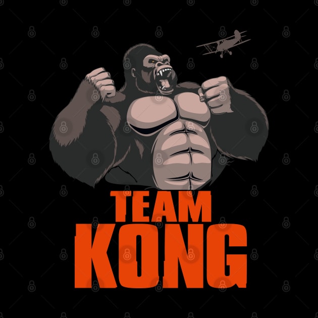 Godzilla vs Kong - Official Team Kong Neon by Pannolinno