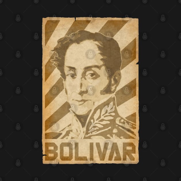 Simon Bolivar Retro Propaganda by Nerd_art