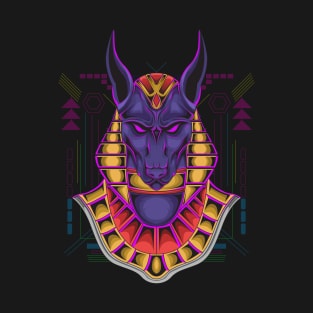 the anubis metal tshirt design T-Shirt