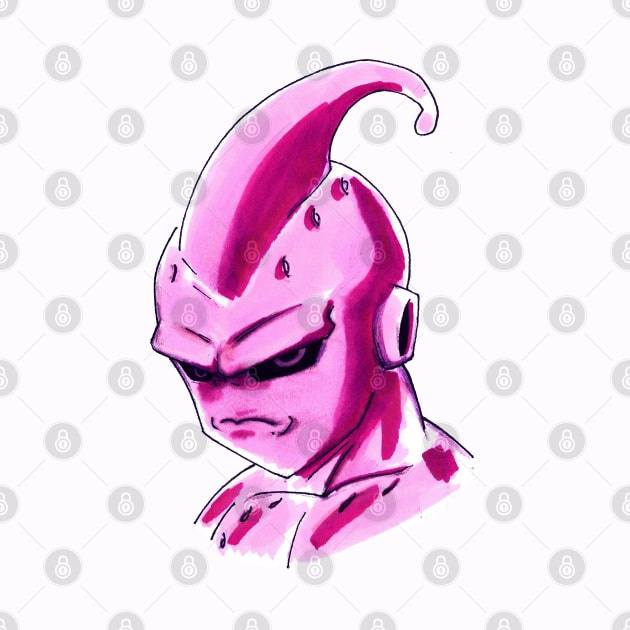 Kid buu, perfect majin buu in dragonball by jorge_lebeau