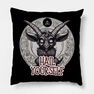 Hail Yourself Baphomet Pillow