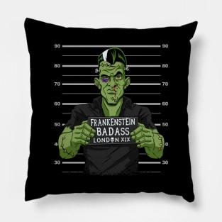 Frankenstein Badass London XIX Pillow