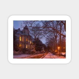 Villas, Winter, Bremen Magnet