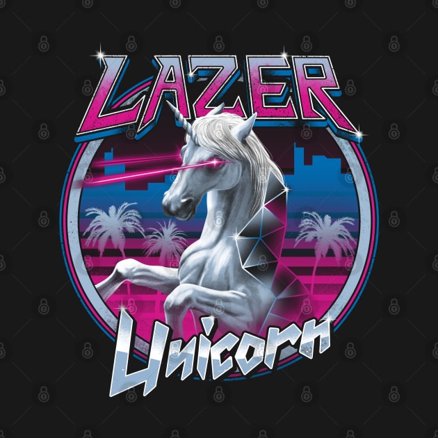 Lazer Unicorn by Vincent Trinidad Art