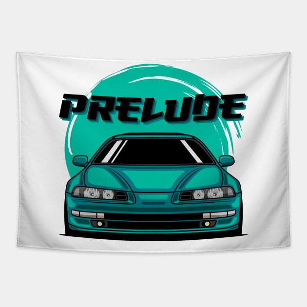 Teal Prelude MK4 Front Tapestry by GoldenTuners