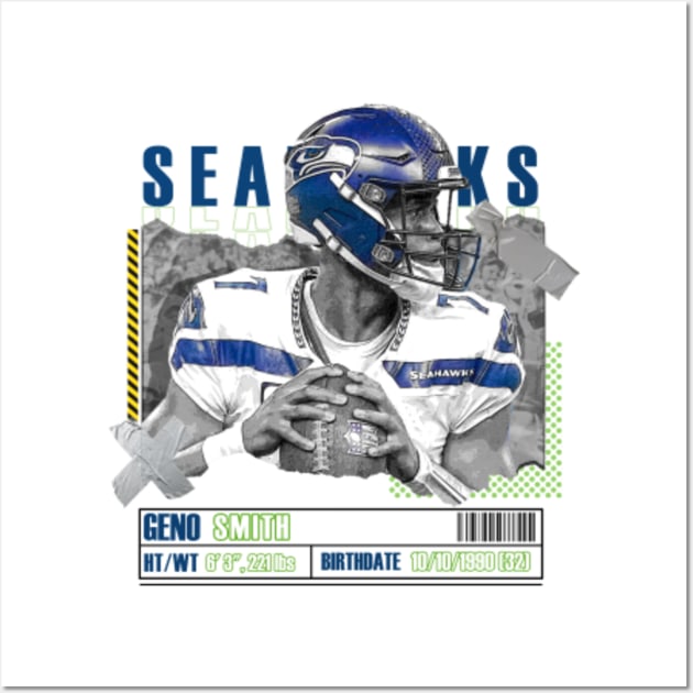 DK Metcalf Seattle Seahawks Poster Print, Sports Art, Football Print - No  Frame