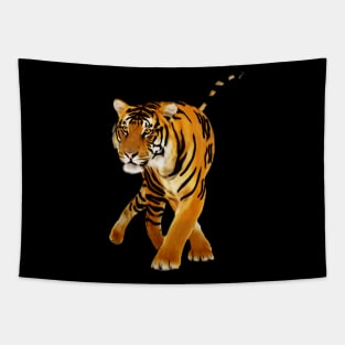 Tiger Walking Tapestry