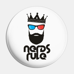 Nerds Rule Pin