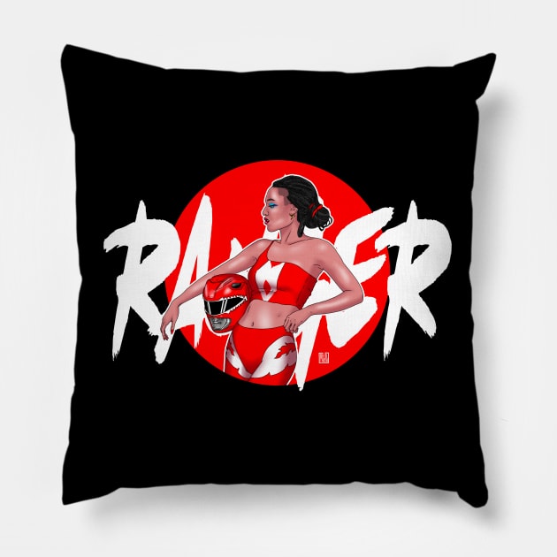 the Red Ranger Pillow by Mike-EL