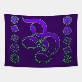 Dungeons and Dragons Dice Tapestry