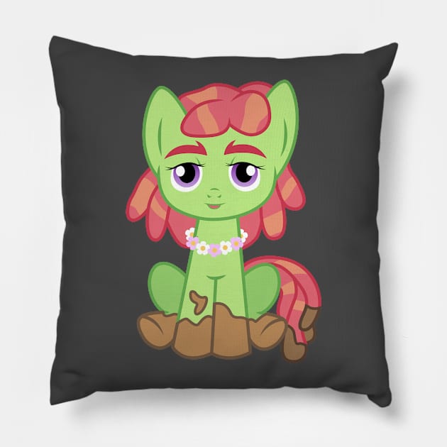 Little Tree Hugger Pillow by CloudyGlow