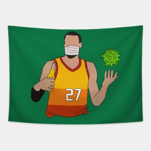 Rudy Gobert - Coronavirus Tapestry