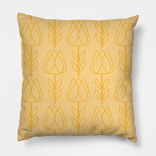 April Yellow Pillow