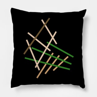 Abstract Line Construct Pillow