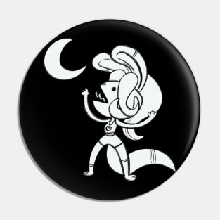 Howling at the Moon Pin