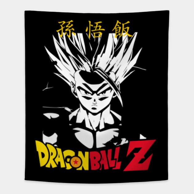 Dragon Ball Z Gohan Ssj2 Dragonballz Tapestry Teepublic