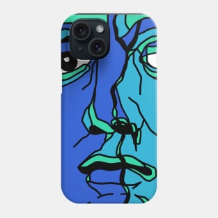 Abstract face Louvre Phone Case