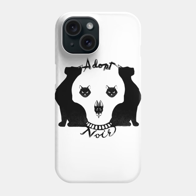 Adopt Noir Phone Case by natearts