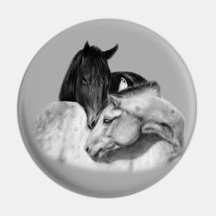 Equine Art Pin