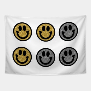 Glitter Happy Faces Sticker Pack Tapestry