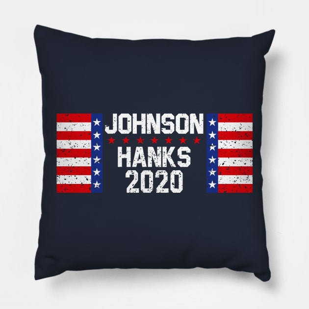 Johnson/Hanks 2020 Pillow by equilebro