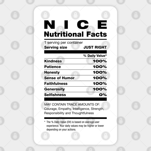 Nice Nutritional Facts Ingredients Christmas - Nutrition ...
