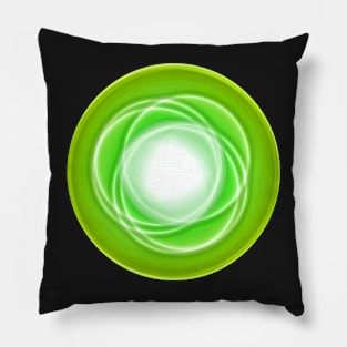 Galaxy planets green fantasy Pillow