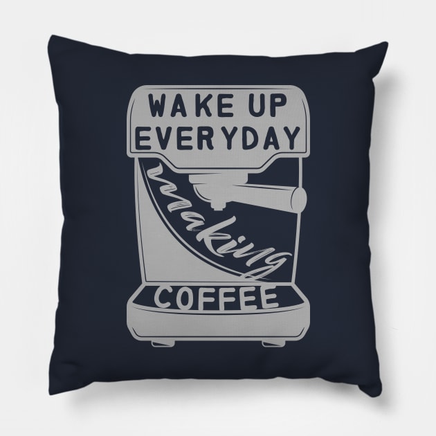 COFFEE MACHINE Pillow by HAIFAHARIS