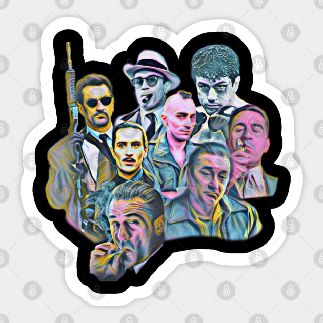 Robert De Niro painting goodfellas irishman casino godfather heat taxi raging bull untouchable - Goodfellas - Sticker