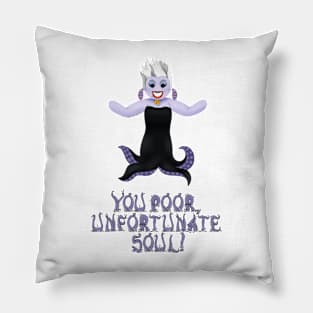 Poor Unfortunate Souls Chibi Pillow