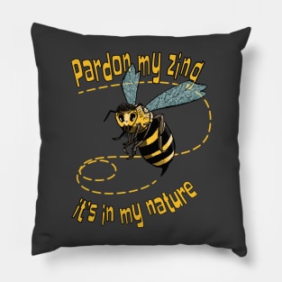 Wasp Pardon my Zing Pillow