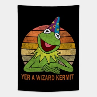 Yer A Wizard Kermit Tapestry