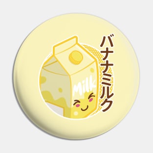 Cute Japanese Kawaii Banana Milk Pin