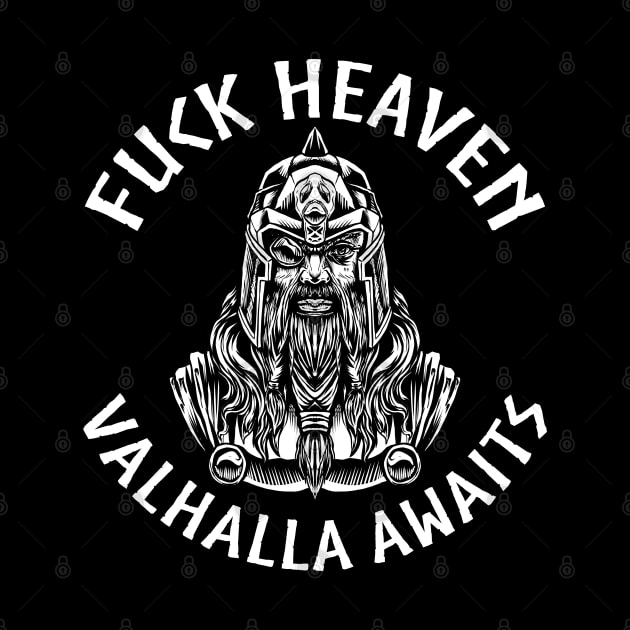 Scandinavian Viking Mythology - Norse God Odin - Valhalla Awaits by Styr Designs