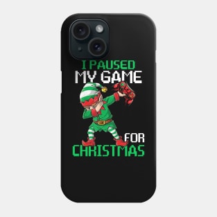 I Paused My Game For Christmas Funny Gamer Video Game Love Phone Case