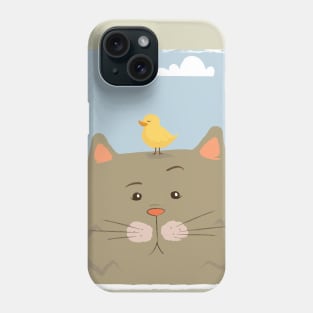 Cat and Duck Phone Case