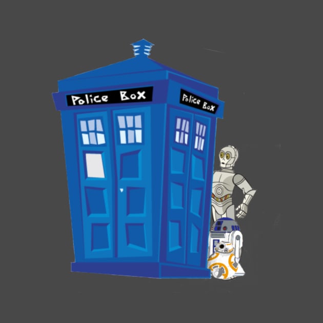 Timey Wimey Droids by YodaShirtForMe