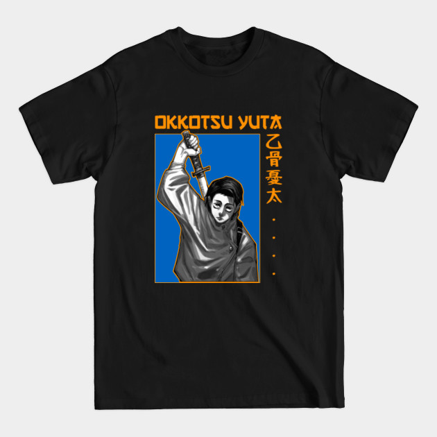 Discover Yuta-Blue Back - Yuta Okkotsu - T-Shirt