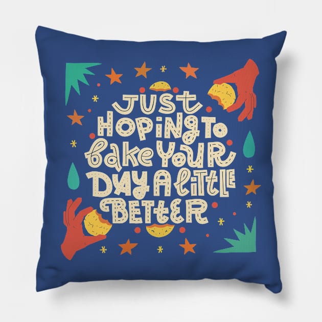 Bake your day Pillow by chickfish