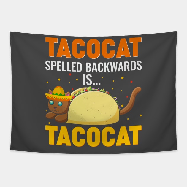 Tacocat Spelled Backwards is Tacocat Tapestry by Rian Whole