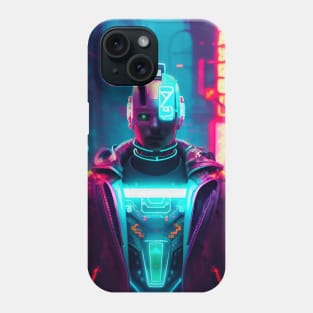 Abstract Cyberpunk Cyborg Phone Case