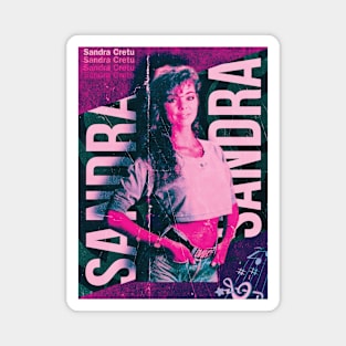 Sandra Cretu -- Retro Fan Design Magnet