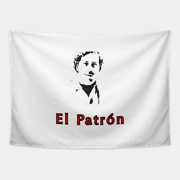 El Patron Pablo Escobar Tapestry by Estudio3e