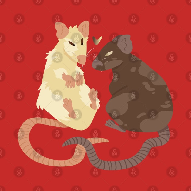 Rat Couple by VazMas Design