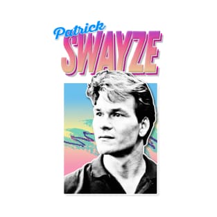 Patrick Swayze -  90s Styled Retro Graphic Design T-Shirt